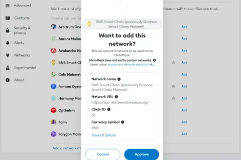 Jak dodać Binance Smart Chain do MetaMask i uniknąć problemów