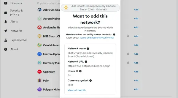 Jak dodać Binance Smart Chain do MetaMask i uniknąć problemów