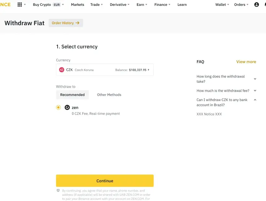 Jak bezpiecznie wypłacić z Binance na Zen bez ukrytych opłat i problemów